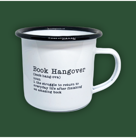 Emaljmugg - Book hangover