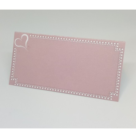 Placeringskort - Minna rosa